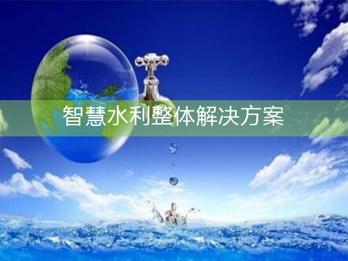 智慧水利整体解决方案 智慧水务整体解决方案