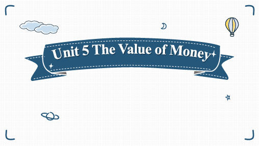 人教版高中英语必修三《The Value of Money》PPT课件