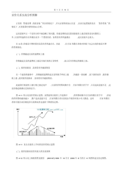 (完整版)量价关系实战分析图解