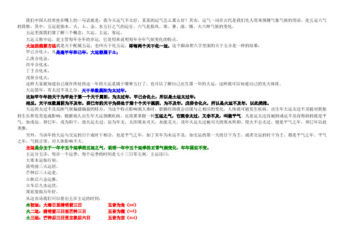 五运六气简介