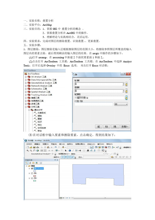 叠置分析实验报告