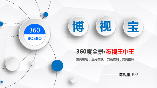 博视宝X系列360全景宣传资料ppt