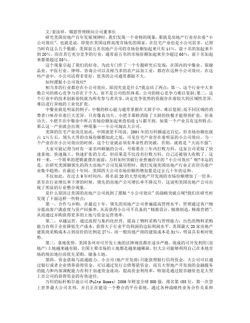 “小公司效应”与战略突破点