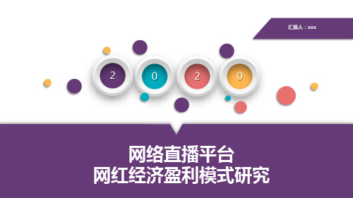 网红经济 ppt