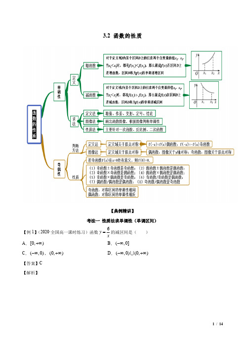 函数的性质(精讲)(解析版)