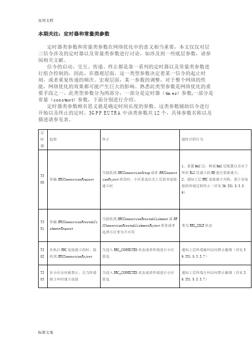 LTE定时器详解