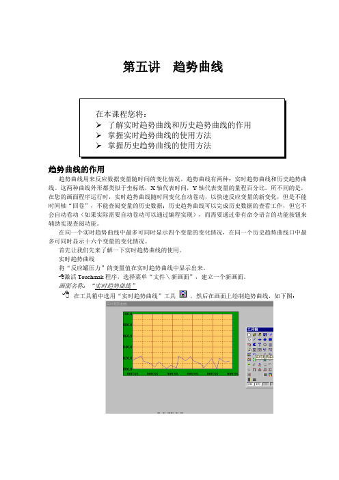 组态王软件详细教程  第五讲 趋势曲线