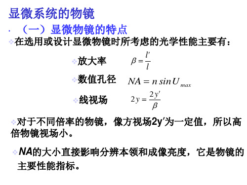 典型光学系统设计 PPT课件