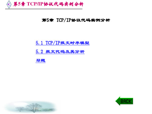 精品课件-TCP IP协议与网络编程-第5章 TCP协议代码实例分析