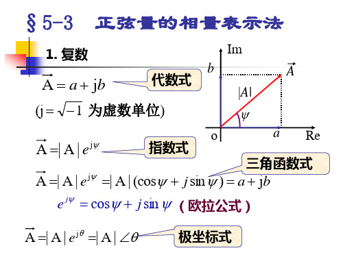 正弦量的相量表示