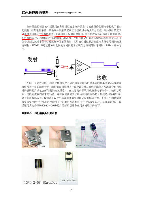 常见红外遥控器编码与格式