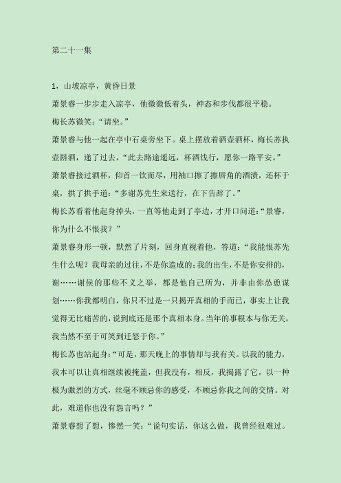 琅琊榜 第21集