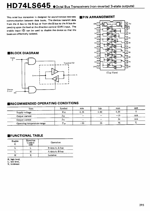 HD74LS645P中文资料