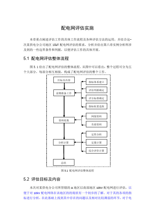 配电网评估实施