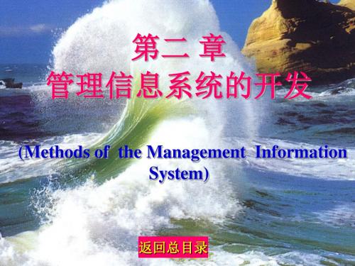 管理信息系统(第二版)-电子教案  第2章 管理信息系统的开发