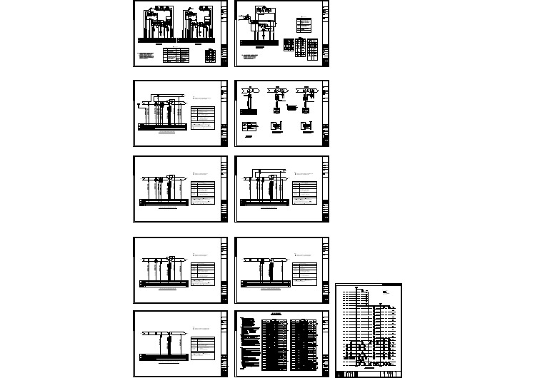 某大楼建筑自控系统cad原理施工图纸