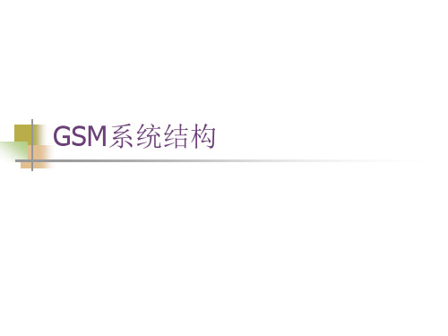 GSM系统概述  ppt课件