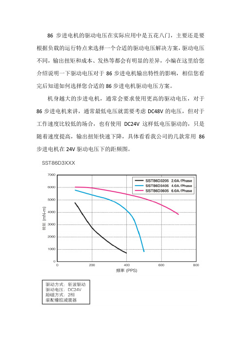 86步进电机的驱动电压多大合适？