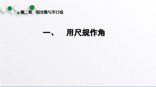 北师大版七年级数学下册 第6讲 尺规作图及平行线 (18张PPT)