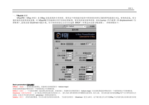 3 VRay标准材质的调整