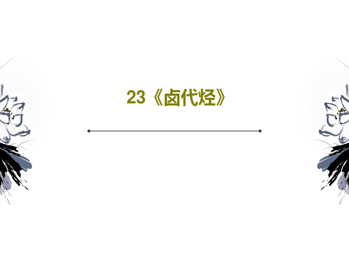 23《卤代烃》46页PPT