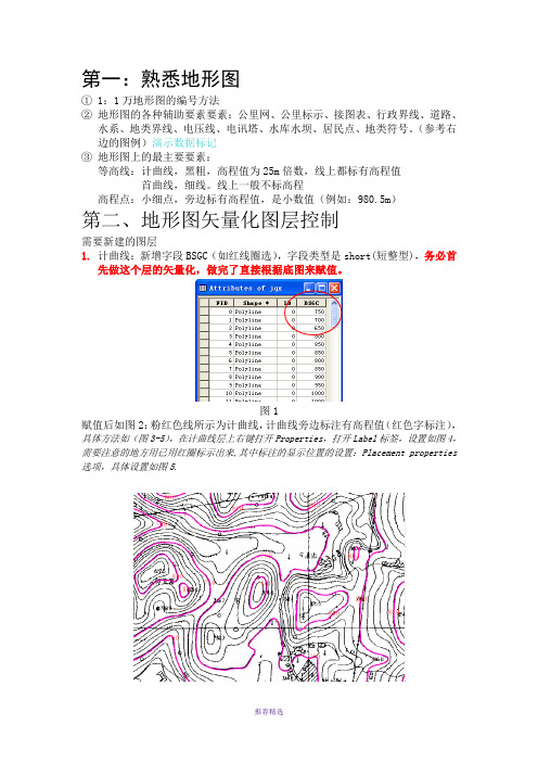 地形图矢量化步骤