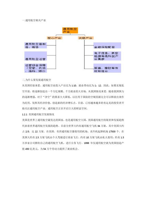 通用航空产业发展情况