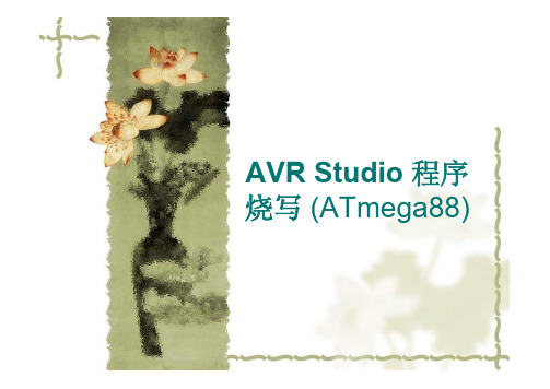 AVR_Studio_程序烧写 详解