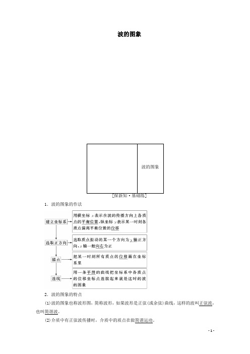 高中物理第十二章机械波第2节波的图象解析版新人教版选修3_4