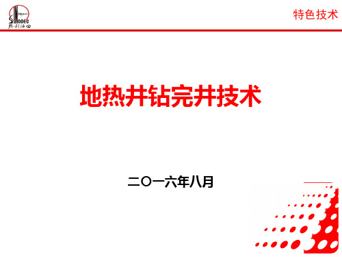 地热井钻完井技术