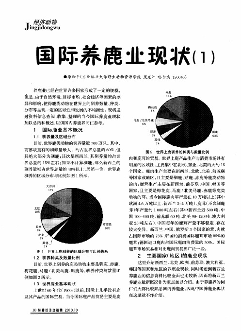 国际养鹿业现状(1)