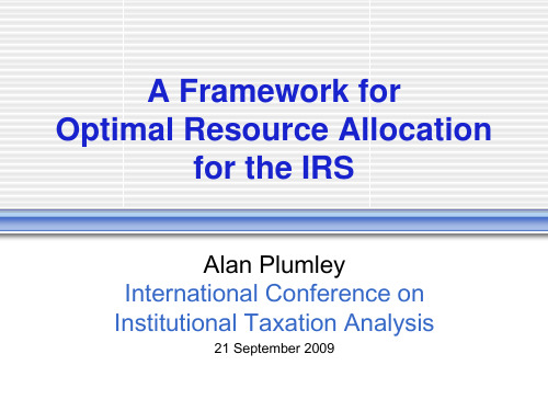 Optimal Resource Allocation - Home 