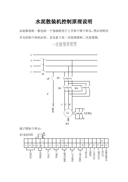 水泥散装机控制原理说明