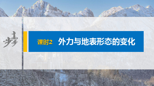 高中地理 鲁教版选择性必修1 新教材第二单元 第二节 课时2 外力与地表形态的变化