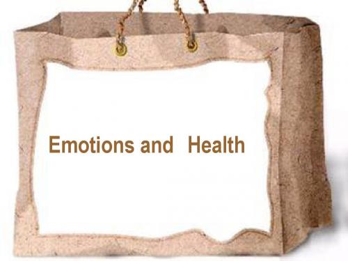 Emotions and Health