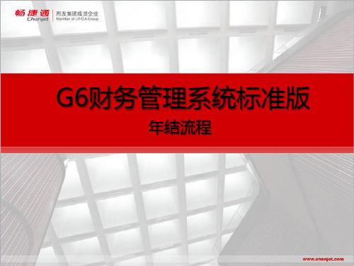 G6财务管理系统-标准版年结