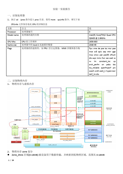 计算机硬件与系统软件实验报告