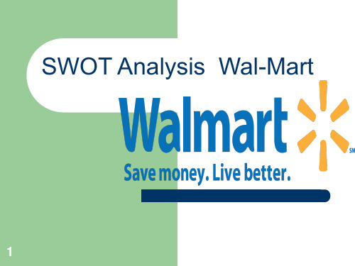 SWOT Analysis WalMartPPT课件