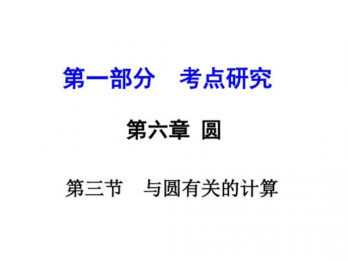 浙江省杭州市中考数学第一轮复习(课件)第六章第三节 