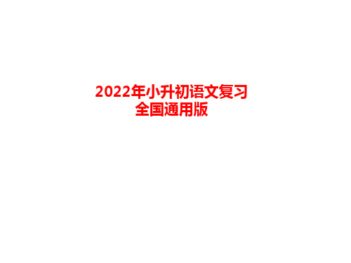 小升初语文总复习第八章口语交际与综合性学习第二节语文综合性学习课件(共45张PPT)