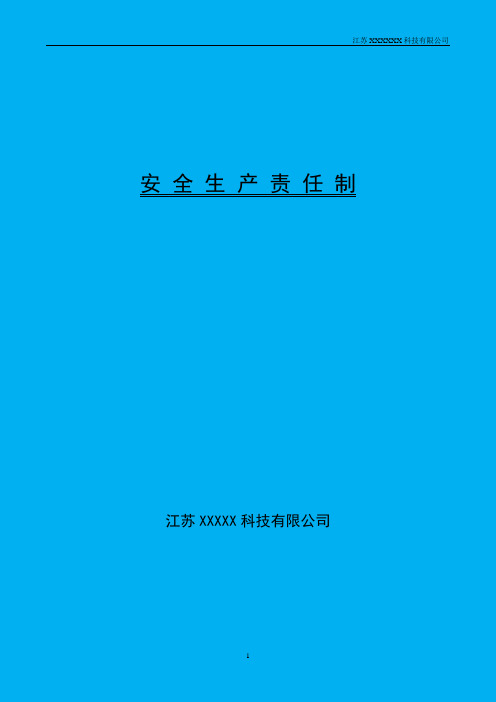 210930-2021新安法实施后安全生产责任制清单