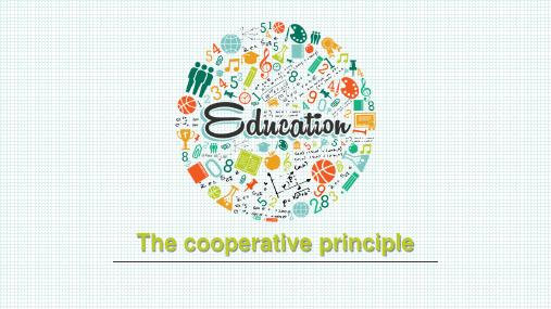 The cooperative principle.