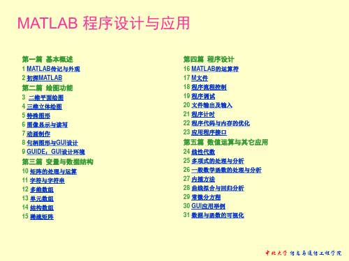 MATLAB自学课件(完整)