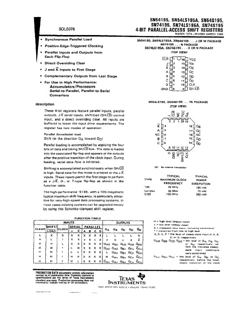 SN54195资料