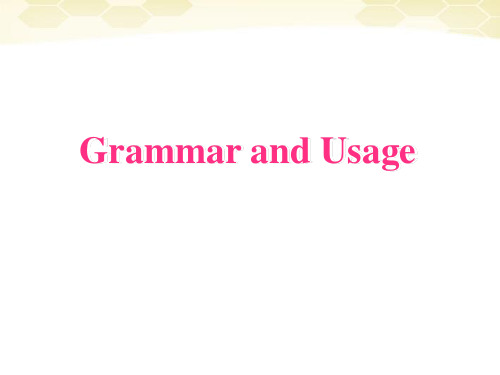 高中英语 模块五 Unit1 Grammar课件 牛津版必修5