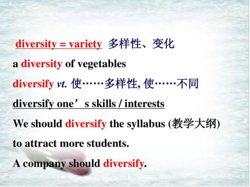 选修8_Unit1_A_land_of_diversity-Language_points