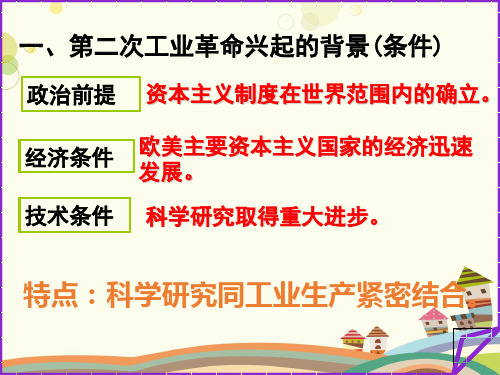 初中历史人教九年级上册第七单元 垄断资本主义时代的世界 第二次工业革命PPT