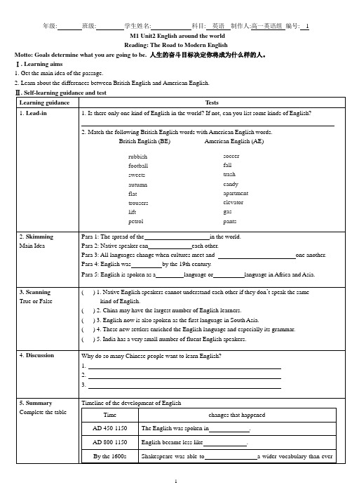 M1 Unit 2 Reading(1)