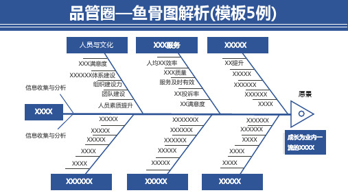 品管圈—鱼骨图解析(模板5例)