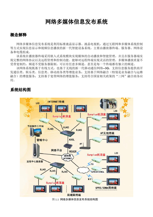 网络多媒体信息发布系统